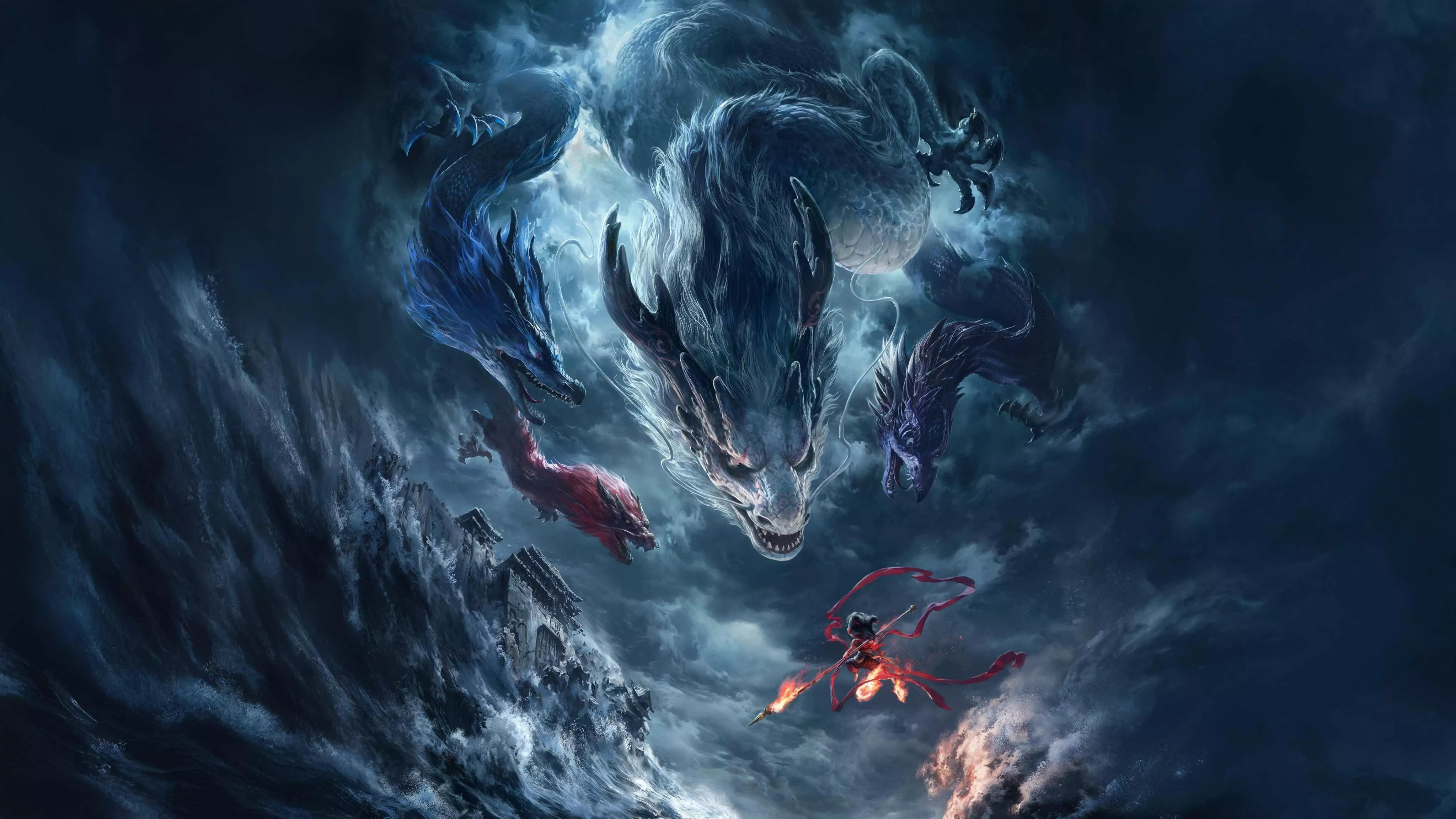 Ne Zha Epic Battle Scene